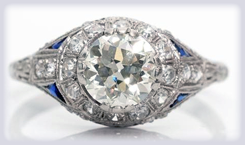 Vintage Saphire Diamond Ring Buyer